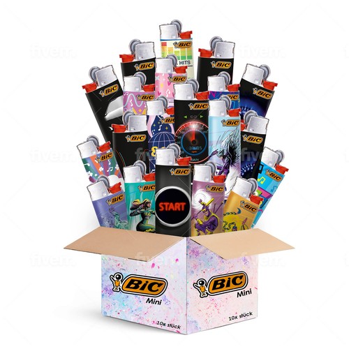 Bic mini feuerzeuge stück - mini,