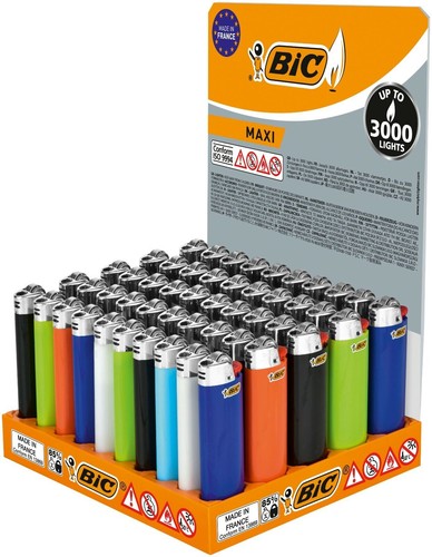 Bic maxi j26 feuerzeuge 10 - maxi, /